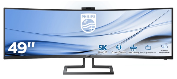 Philips Brilliance 499P9H - Beste super-ultrawide monitor voor productiviteit