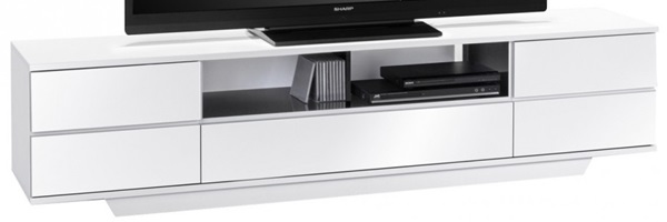 Tv Meubel Style 200 Cm Hoogglans Wit